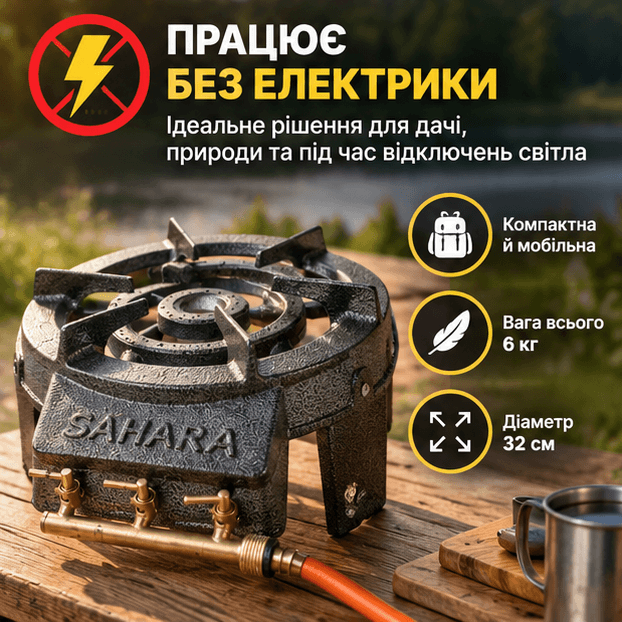 Розміри та конструкція чавунної газової плити